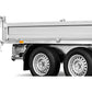 Reboque basculante hidráulico de 2 eixos TASKER 400/2C – 3500 kg