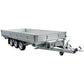Remolque basculante hidráulico 3 ejes 6m 3500kg UNITRAILER TASKER