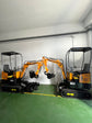 Mini escavadeira giratória JPC BAIMSE BM10 de 1 tonelada, motor monocilíndrico