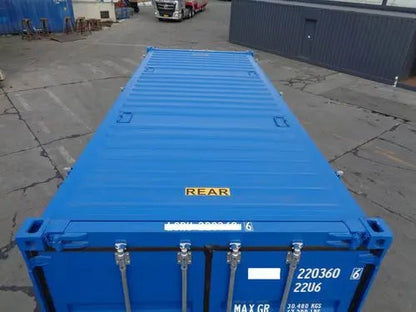 Contentor de 20 pés – open top (teto aberto)