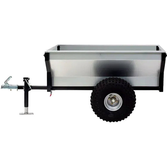 Reboque basculante galvanizado 500 kg para uso profissional e lazer