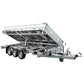 Remolque basculante hidráulico 3 ejes 6m 3500kg UNITRAILER TASKER