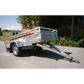 Remolque de carga BOG723 de 1 eje 233 x 132 cm – Chasis reforzado galvanizado en caliente, 500/750 kg