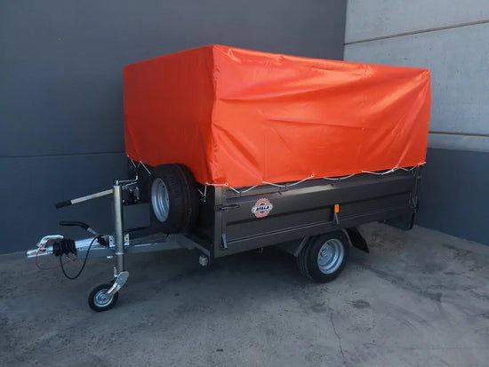 Reboque basculante hidráulico 750 kg – rodas por baixo 2200 x 1600 x 400 mm