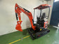 Mini Escavadeira Giratória BAIMSE 1800 kg, Motor Kubota de 3 Cilindros