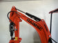 Mini Escavadeira Giratória BAIMSE 1800 kg, Motor Kubota de 3 Cilindros