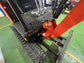 Mini Escavadeira Giratória BAIMSE 1800 kg, Motor Kubota de 3 Cilindros