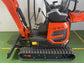 Mini Escavadeira Giratória BAIMSE 1800 kg, Motor Kubota de 3 Cilindros