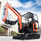 Mini Escavadeira de 2,5 Toneladas com Cabine 24,5 KW – TOROS TE-25