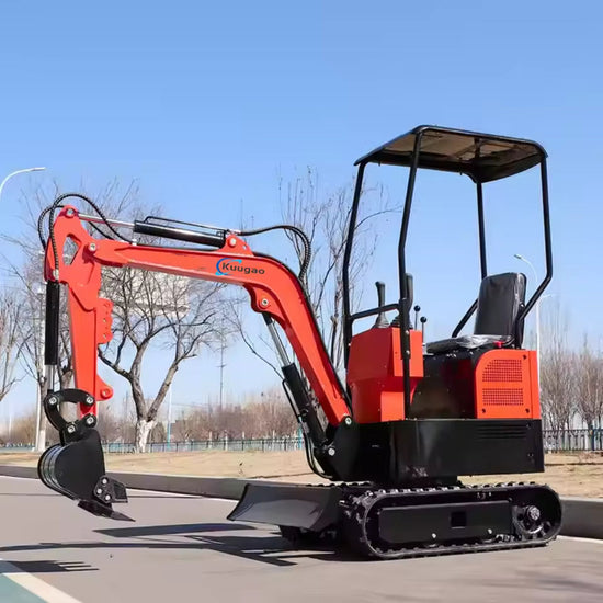 Mini-escavadeira Kubota 1 tonelada