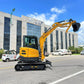 Miniescavadeira Kubota de 3,5 toneladas