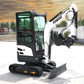 Miniescavadeira TOROS Motor Kubota D902 1,8 toneladas