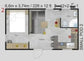Casa móvel pequena com garagem T2