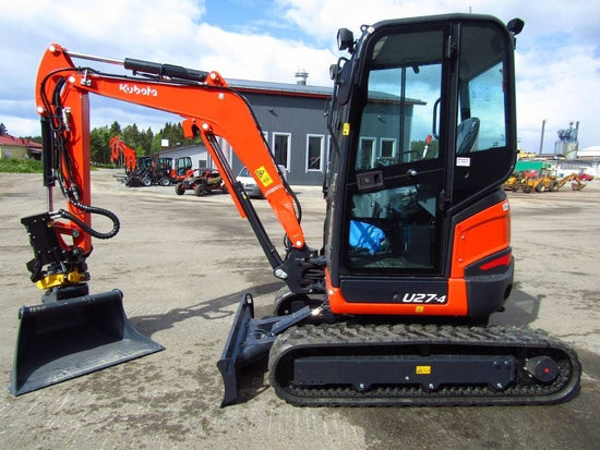Miniescavadeira Kubota U27-4 NOVA de 2,7 T