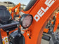 Miniescavadora compacta Deleks s100 1 tonelada, motor diesel de 3 cilindros, giro zero