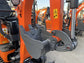 Miniescavadora compacta Deleks s100 1 tonelada, motor diesel de 3 cilindros, giro zero