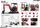 Mini Escavadeira de 2,5 Toneladas com Cabine 24,5 KW – TOROS TE-25